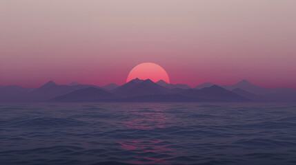 Harmony of the Rising Sun: Contemporary Abstract Interpretation of Japanese Flag