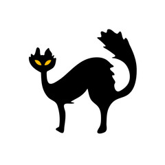 Cat Halloween Illustration 