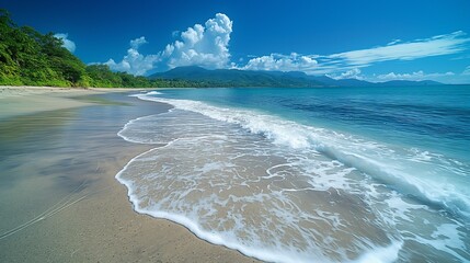 Tropical Paradise at Four Mile Beach, Port Douglas: Idyllic Beauty of White Sands and Turquoise Waters