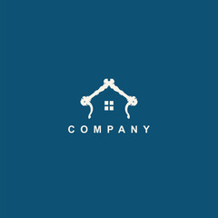 classic style house logo,
