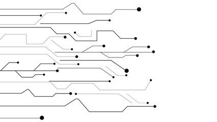 High-tech technology background. Circuit board, Abstract modern digital science technology futuristic circuit board.