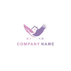 Bird Real-estate Logo design