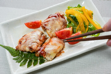 アジのチーズ焼き