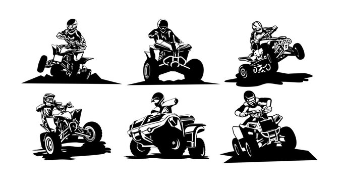 Atv free style illustration design vector	
