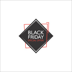 Black Friday Discount Labels and Price Tag Templates - Isolated
