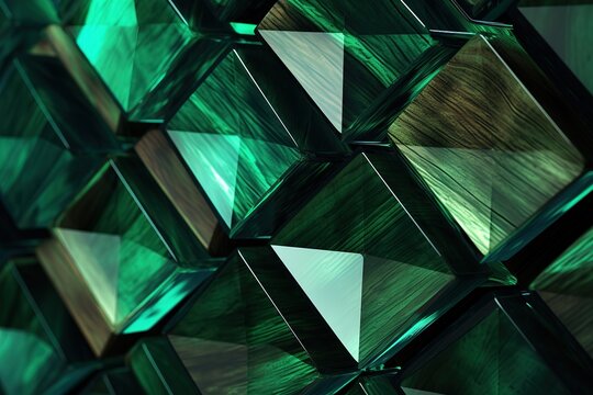 Abstract background with green color