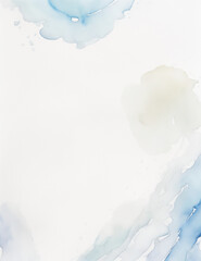 Fototapeta premium white and blue splash - Abstract gray ink background - Gray splash - Generative AI