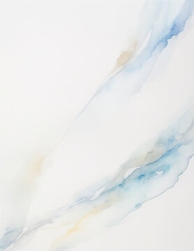 abstract watercolor hand drawn background - Abstract blue ink background - Gray splash - Generative AI