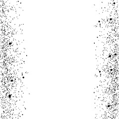 Splatter black brush splash element. Vector illustration