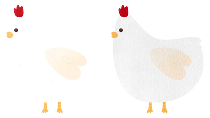 Chicken Cartoon illustration Hen Cartoon Animal Farm Cartoon Chicken Drawing Art