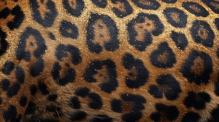 Abstract Leopard Pattern