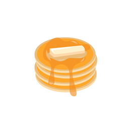 Handrawn Pancake Illustration