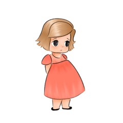 Cute lil girl © Frau
