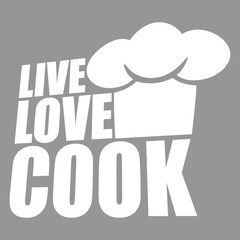 Live Love Cook Five Star Master Chef Star 5 Cooking Kitchen