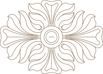 Sketch illustration silhouette vector drawing detail design ornament frame background symbol logo classic vintage ethnic traditional abstract