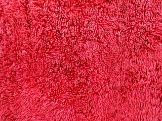 Red terrycloth texture