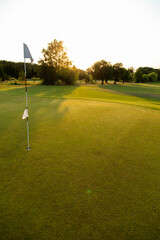 Obraz premium Golf club, golf course, sport and lifestyle