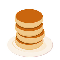 Stack of delicious pancake