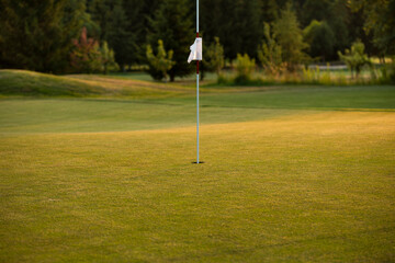 Obraz premium Golf club, golf course, sport and lifestyle