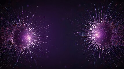 Fototapeta premium fireworks in the night sky, ai generated