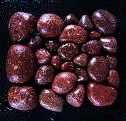 Background from a pile of stones, natural background