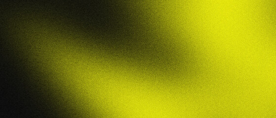 Abstract Yellow Grainy Gradient Background Blurred Defocused Noise Texture Effect Template For Banner, Poster, Wallpaper, Backdrop, Presentation