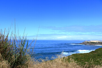 Paisagens e vistas  da Costa marítima portuguesa com as suas praias e ambiente marítimo