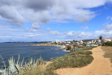 Paisagens e vistas  da Costa marítima portuguesa com as suas praias e ambiente marítimo