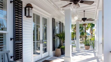 historical renovation with meticulously restored Bahama shutters, preserving architectural integrity while updating functionality