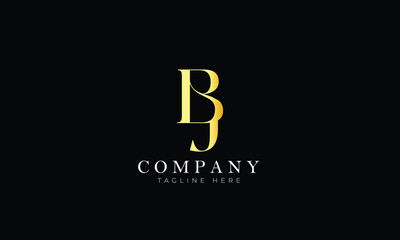 BJ logo, Branding logo, Clothing logo, Letter logo