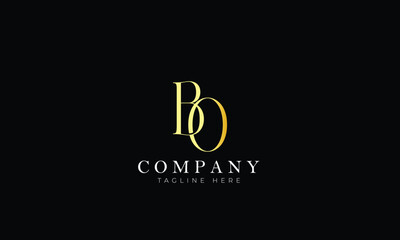 BO logo, Branding logo, Clothing logo, Letter logo
