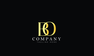 BO logo, Branding logo, Clothing logo, Letter logo