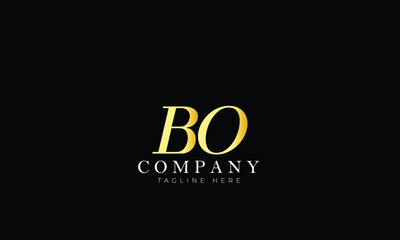 BO logo, Branding logo, Clothing logo, Letter logo