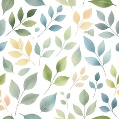seamless pattern with leaves