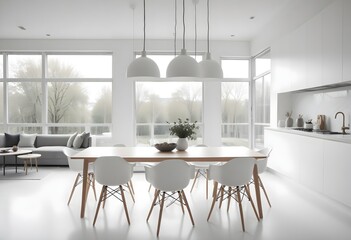 Chic and Simple Dining Space