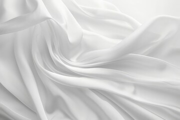 Obraz premium Soft Focus White Silk Drapery