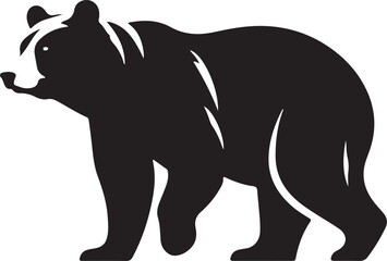 silhouette of bear