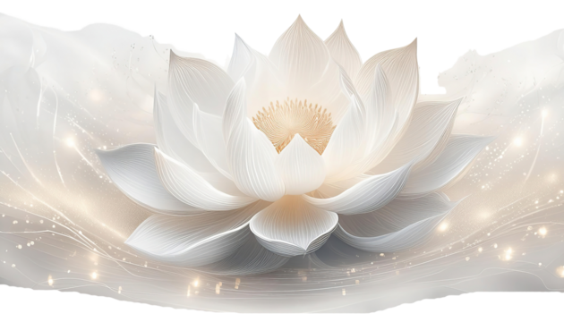 lotus flower in white background