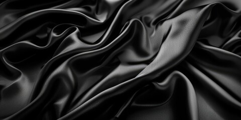 Fototapeta premium Luxurious Black Velvet Texture