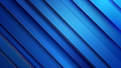 Obraz premium Abstract Blue Diagonal Stripes Background