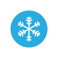 Snowflake icon vector. Winter illustration sign. Cold illustration symbol. 