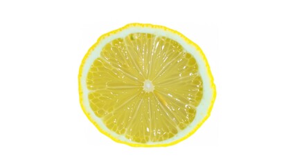 Lemon white background