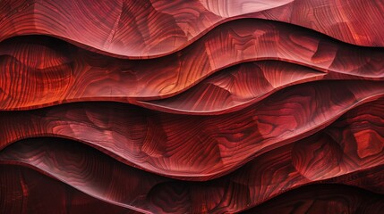 Abstract Wavy Wooden Texture