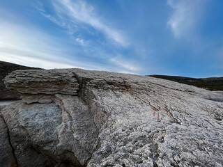 rock and sky