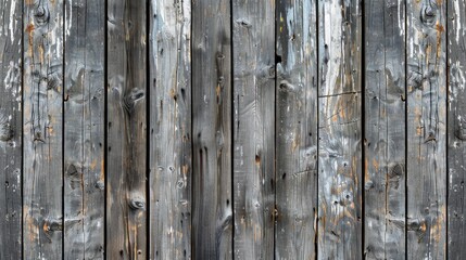 Aged gray wooden fence