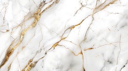 White Marble with Golden Veins