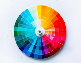 Vibrant Rainbow Color Wheel