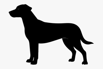 black dog silhouette, Dog vector illustration, dog head silhouette, Dog silhouette isolated vector Illustration, png, Dog icon