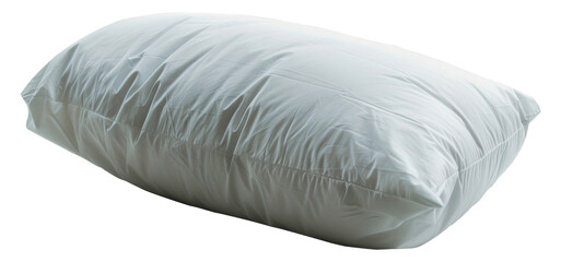 White pillow, cut out - stock png.