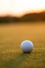 Golf course on a sunny day